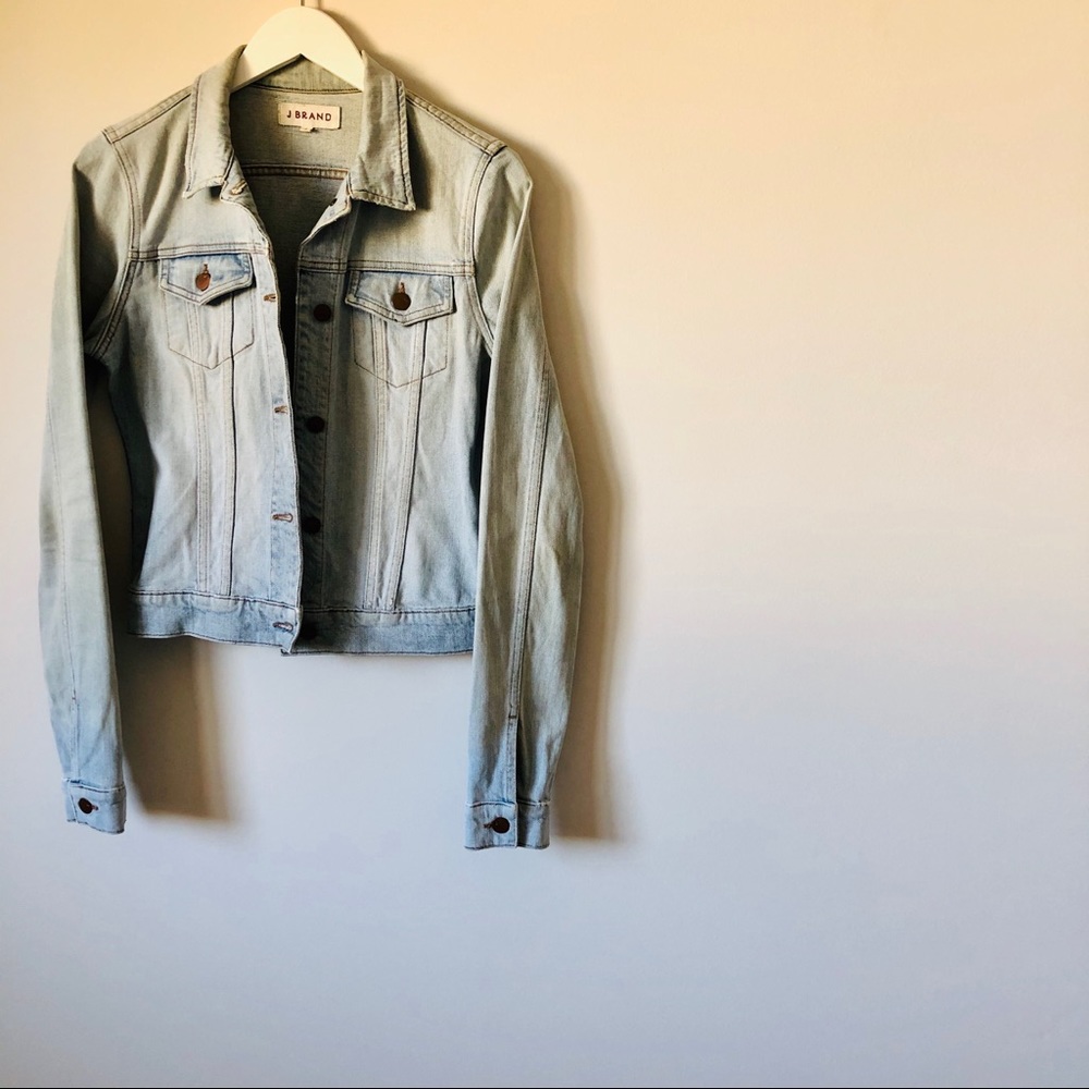 J Brand Slim Fitted Atomic Wash Jean Jacket Small